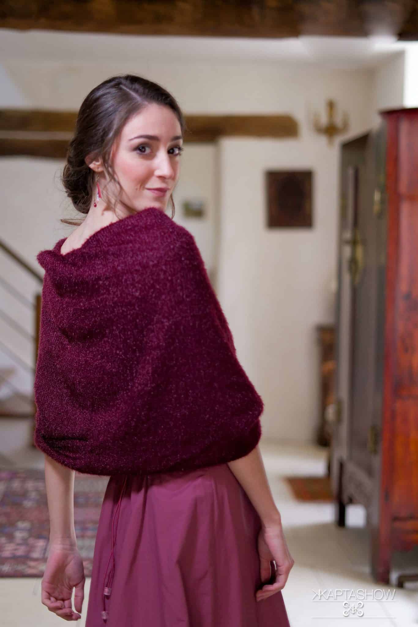 Etole chauffe épaules Miss Anastasia@kaptashow Etole chauffe épaules Miss Anastasia