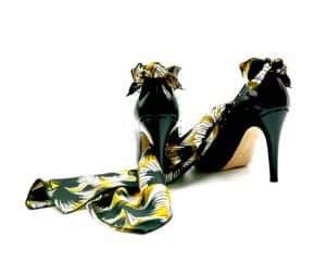 Collaboration Malefic shoes - les petits noeuds de Lucie