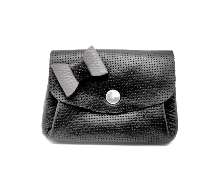 la petite Alice nb porte monnaie cuir upcyclé les petits noeuds de lucie