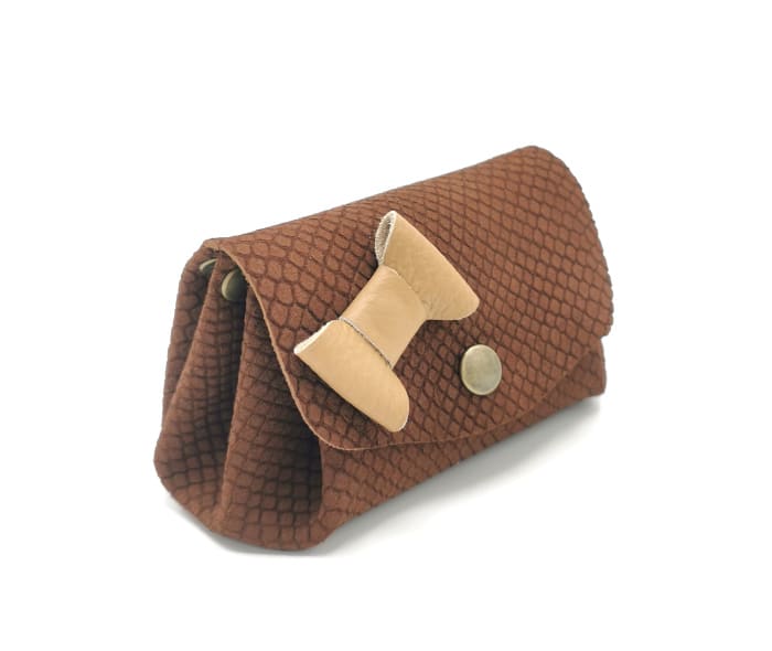 Porte monnaie petite Alice PMLPA 008 2 Porte monnaie en cuir upcyclé croco