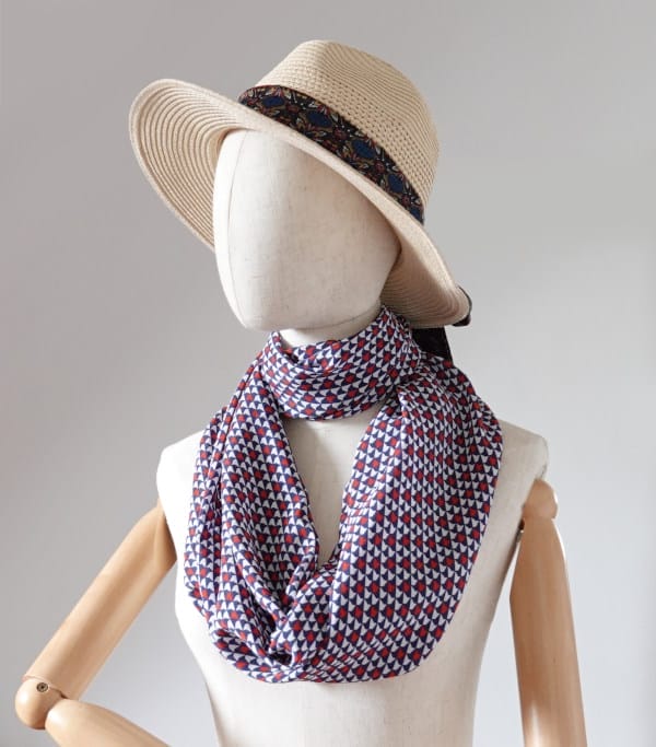 Foulard en soie femme Made In France
