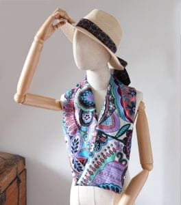 foulard soie cachemire