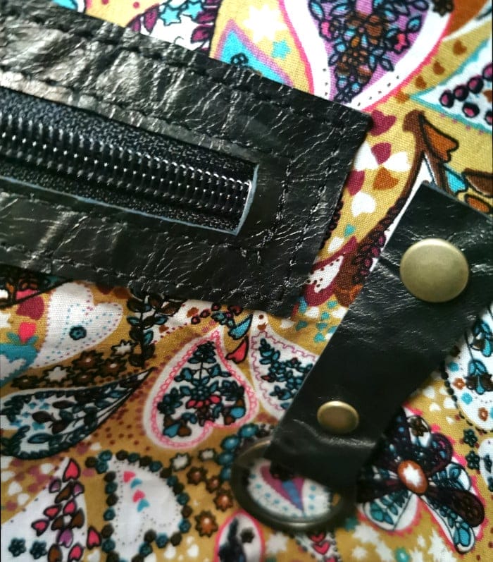 Sac Mlle Enjouée chevre froissé noir SME-003 3 Sac hobo cuir froissé noir