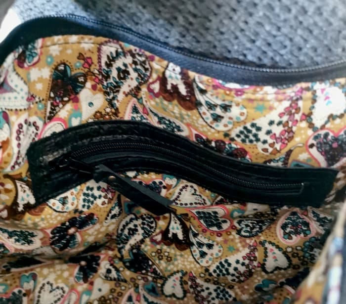 Sac Mlle Enjouée chevre froissé noir SME-003 5 Sac hobo cuir froissé noir