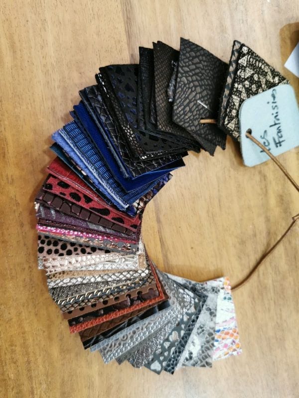selection de cuirs de l'atelier