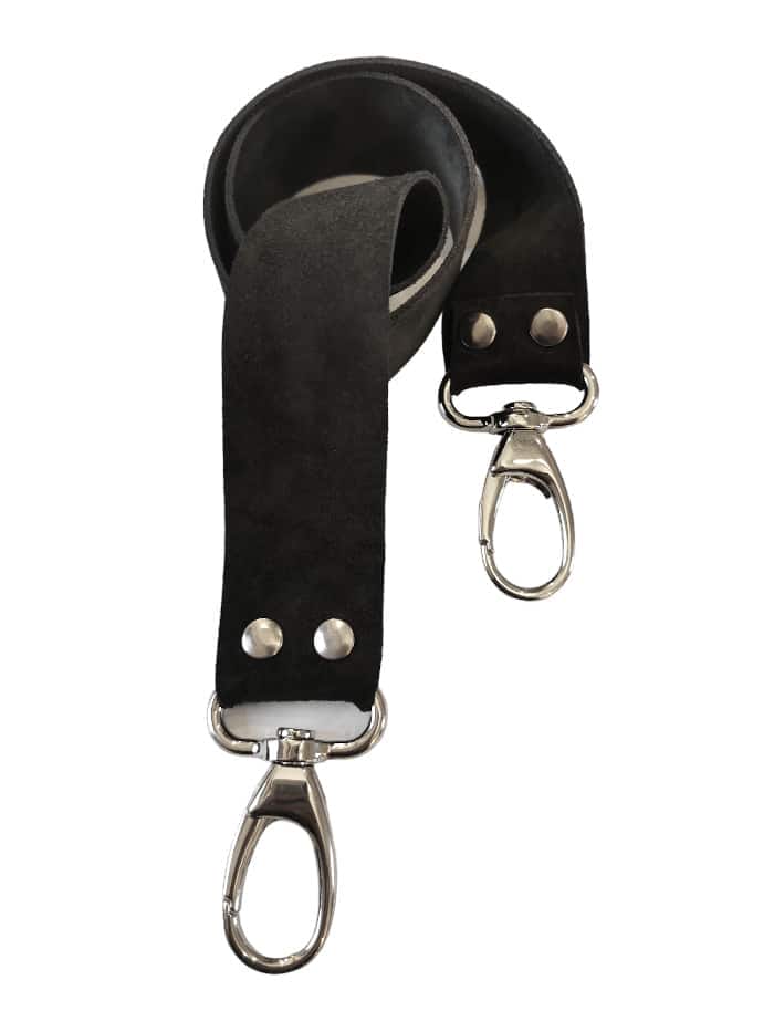 bandouliere large origami Bandoulière large cuir velours