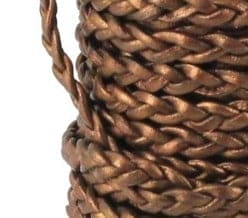 bandoulière lacet tressé