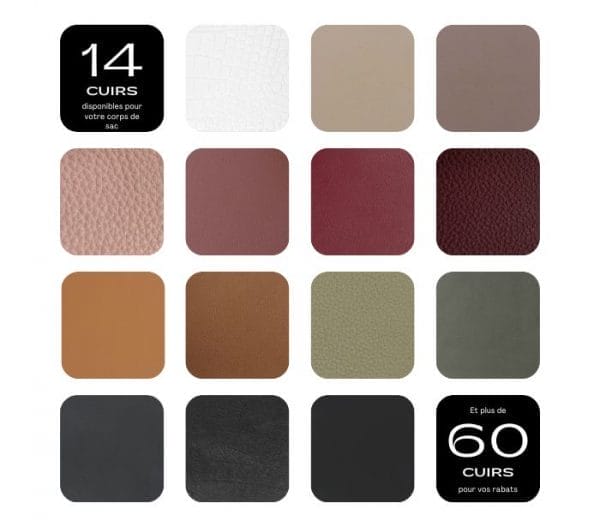 choix cuirs pour votre sac personnalisé