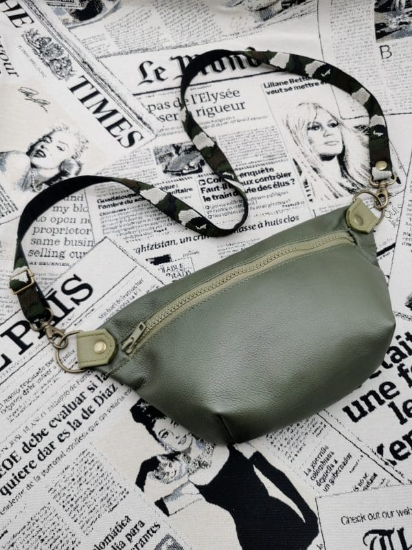 sac banane homme en cuir made in france