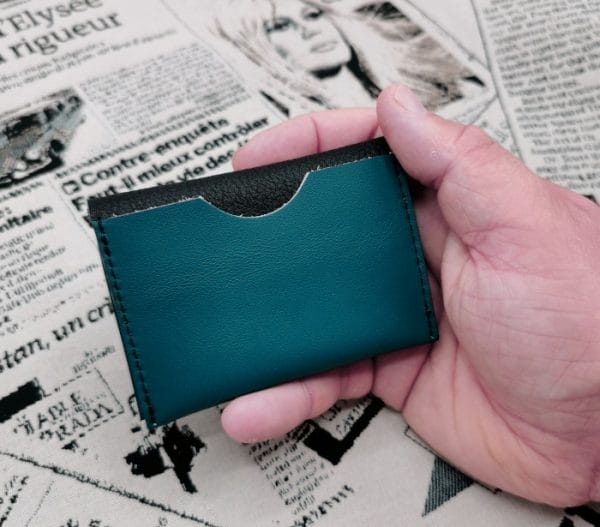 Porte cartes homme en cuir