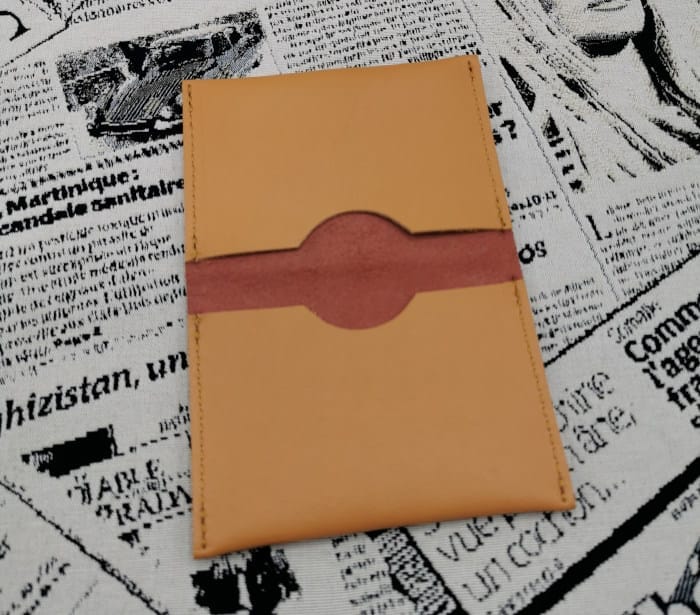 Porte cartes homme en cuir