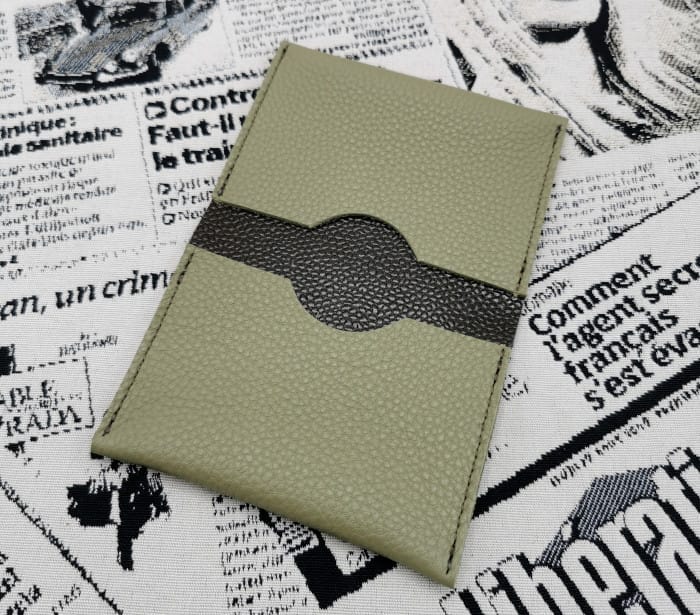 Porte cartes homme en cuir