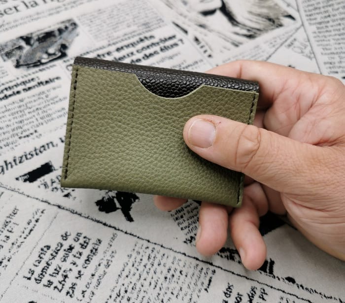 Porte cartes homme en cuir