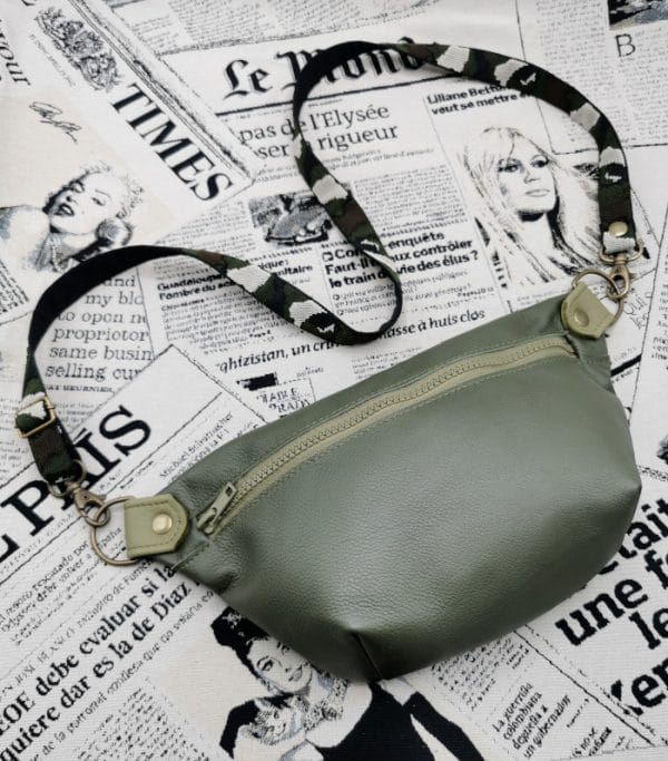 sac banane homme en cuir made in france