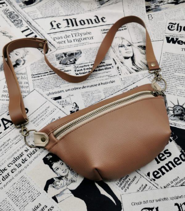 sac banane homme en cuir made in france