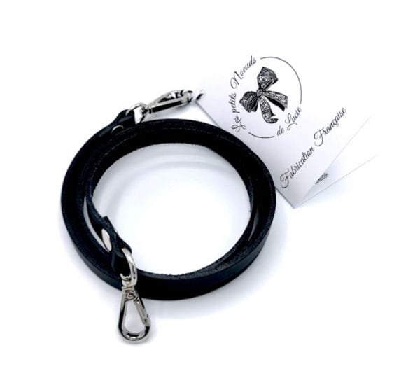 Bandouliere cuir sac a main noir