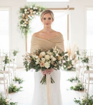 etole de mariage hiver ficelle