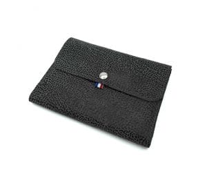 pochette à ordonnance en cuir